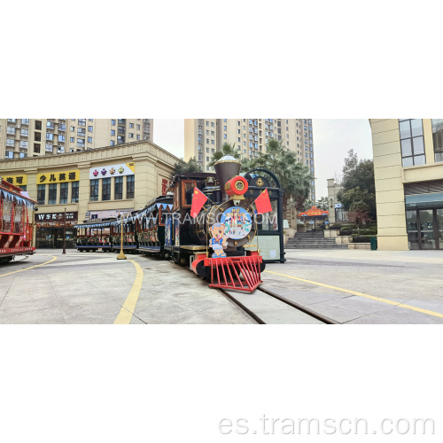 Parque de atracciones Mall de compras Train de pista eléctrica